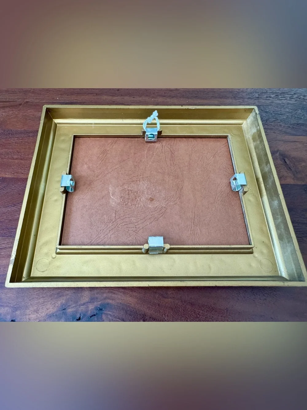 VTG City View Wall Art 1970 Gold Frame Baroque Syroco Style Arricia Italy